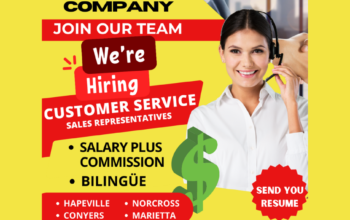 Customer Service – Sales Representative